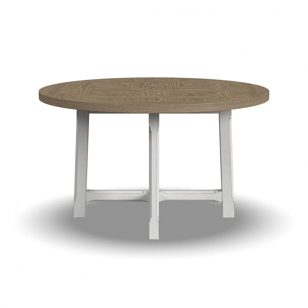 flexsteel-w1072-834-melody-round-dining-table-white