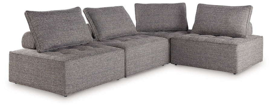 Bree Zee - 4-Piece Outdoor Sectional - Brown by Ashley Furniture product image