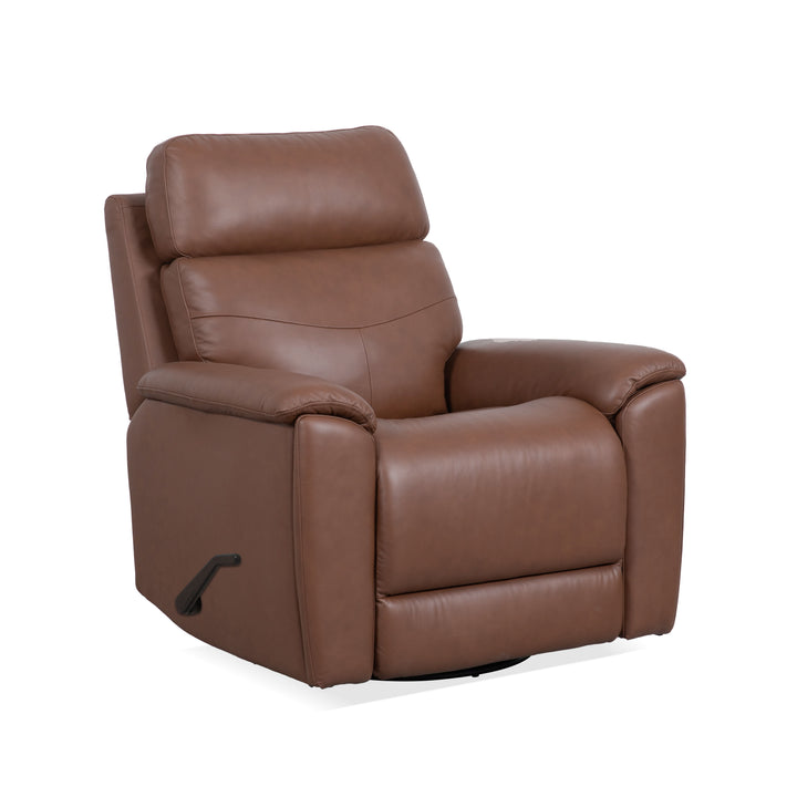 Refined Swivel Gliding Recliner Hickory