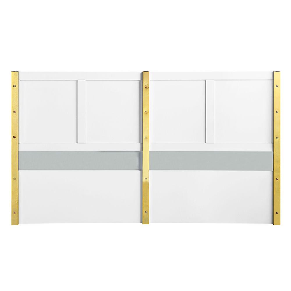 Gaines - Queen Bed - White High Gloss