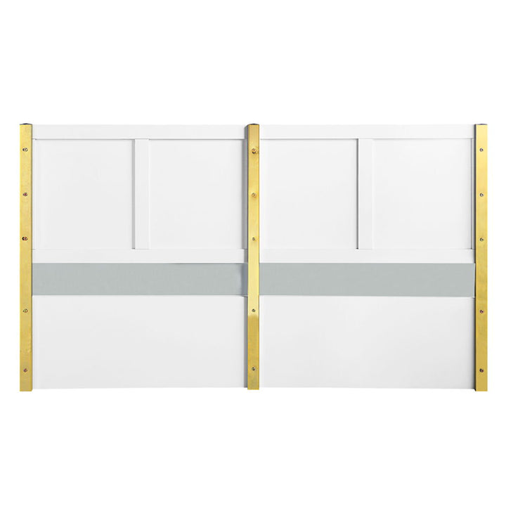 Gaines - Queen Bed - White High Gloss