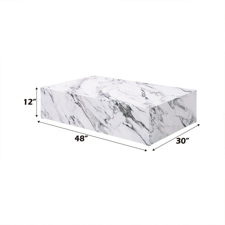Fritzy - 48" Coffee Table - Engineered Stone