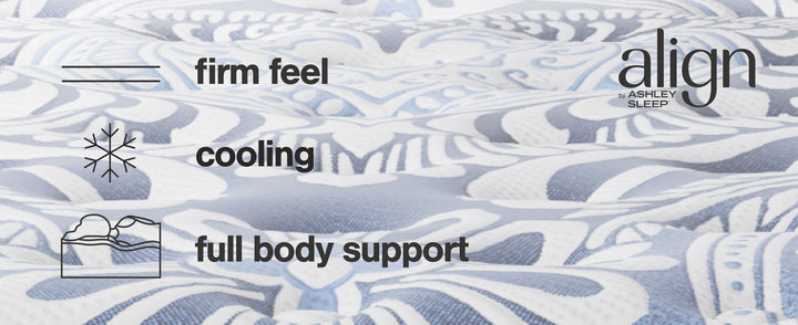 Firm Luxe 2.0 - Queen Mattress - Blue by Ashley Furniture product image