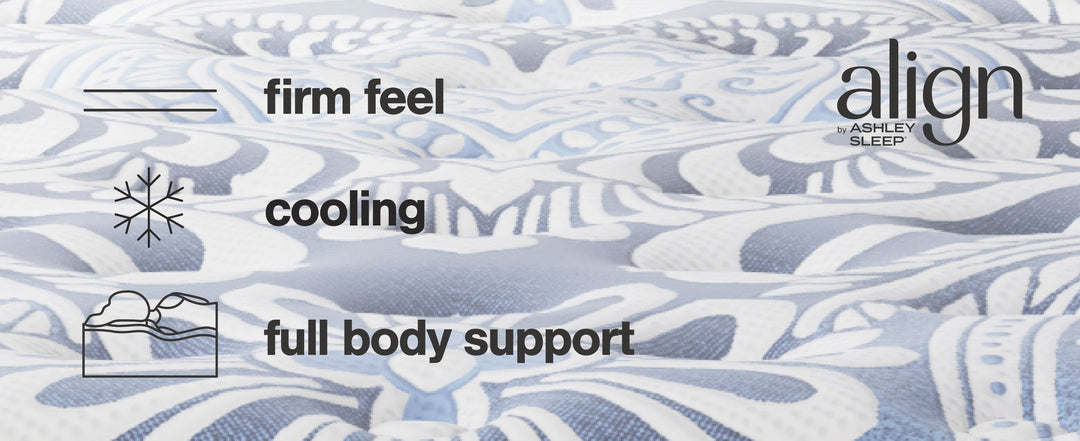 Firm Luxe 2.0 - King Mattress - Blue by Ashley Furniture product image