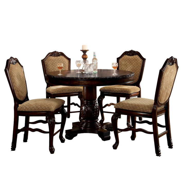 Chateau De Ville - Round Counter Height Table - Espresso