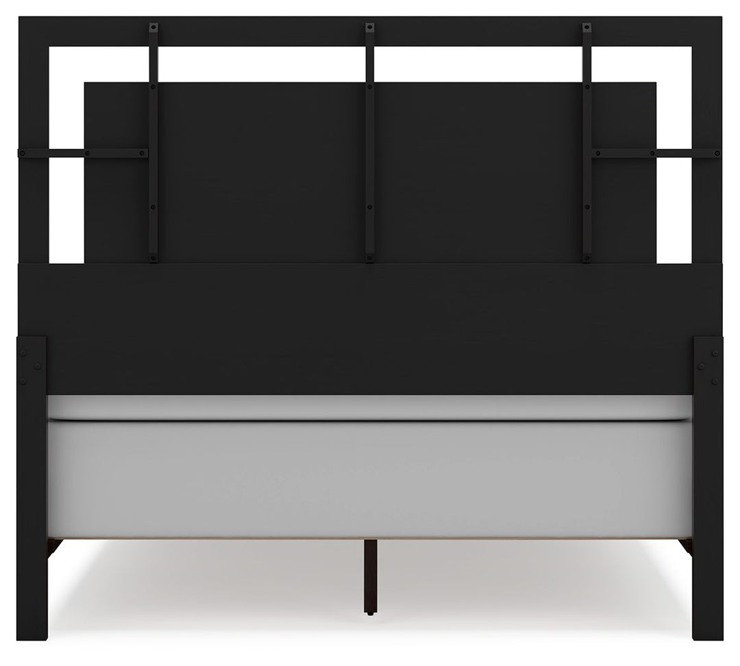 Covetown - Queen Panel Bed - Dark Brown by Ashley Furniture product image
