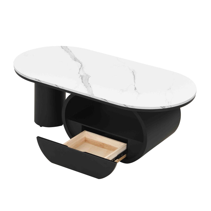 modern-oval-faux-marble-coffee-table-with-storage-drawer