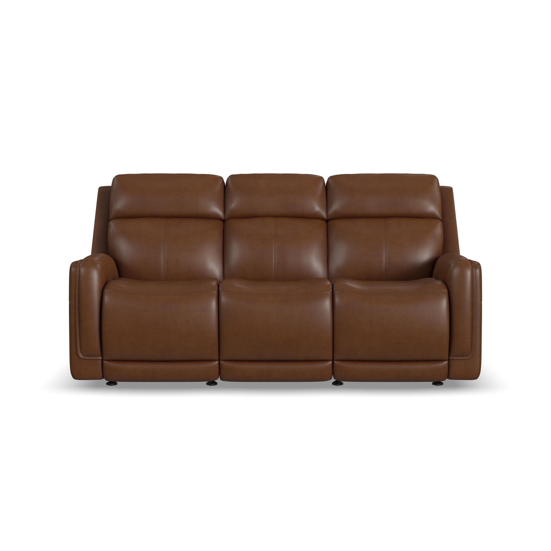 Flexsteel 1158-63GL-73472 Alister  Power Gliding Sofa With Power Headrests & Lumbar  Sedona