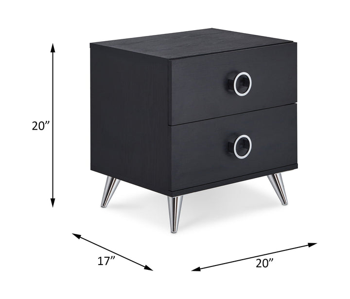 Elms - Accent Table - Black