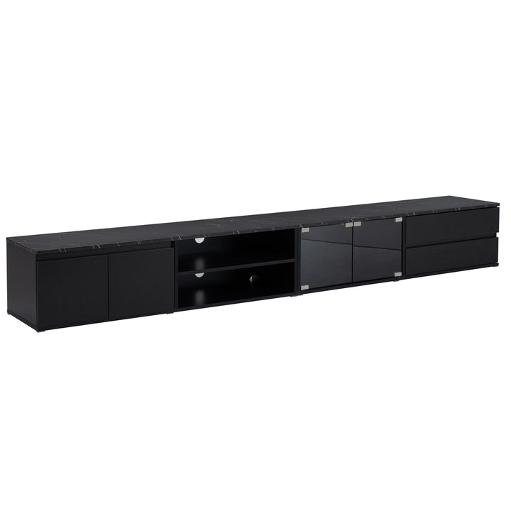 modern-app-controlled-led-faux-marble-tabletop-with-tempered-glass-doors-tv-stand-for-tvs-up-to-105-black