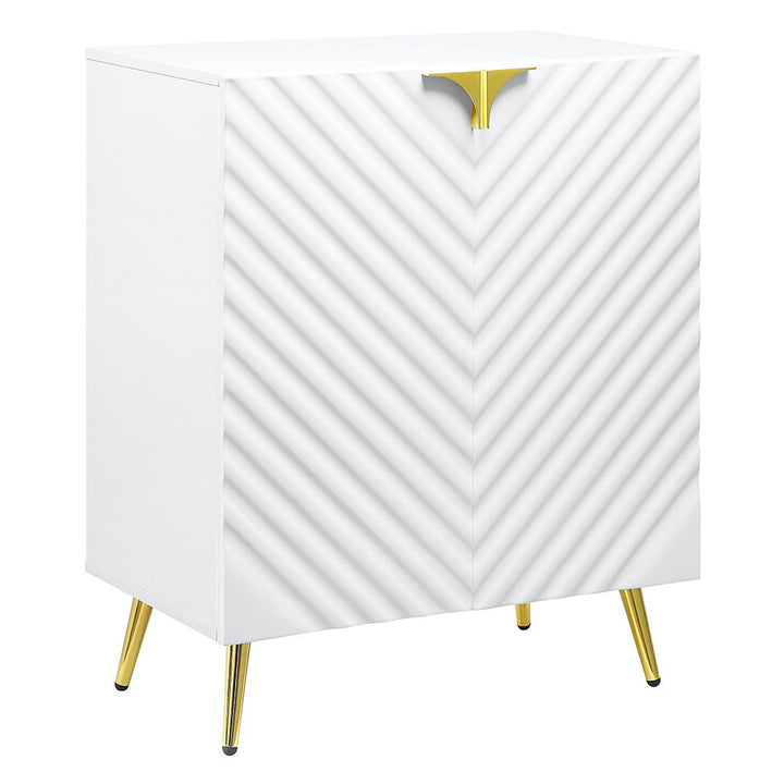 Gaines - Console Cabinet - White High Gloss