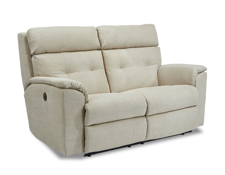 Mason Power Reclining Loveseat White