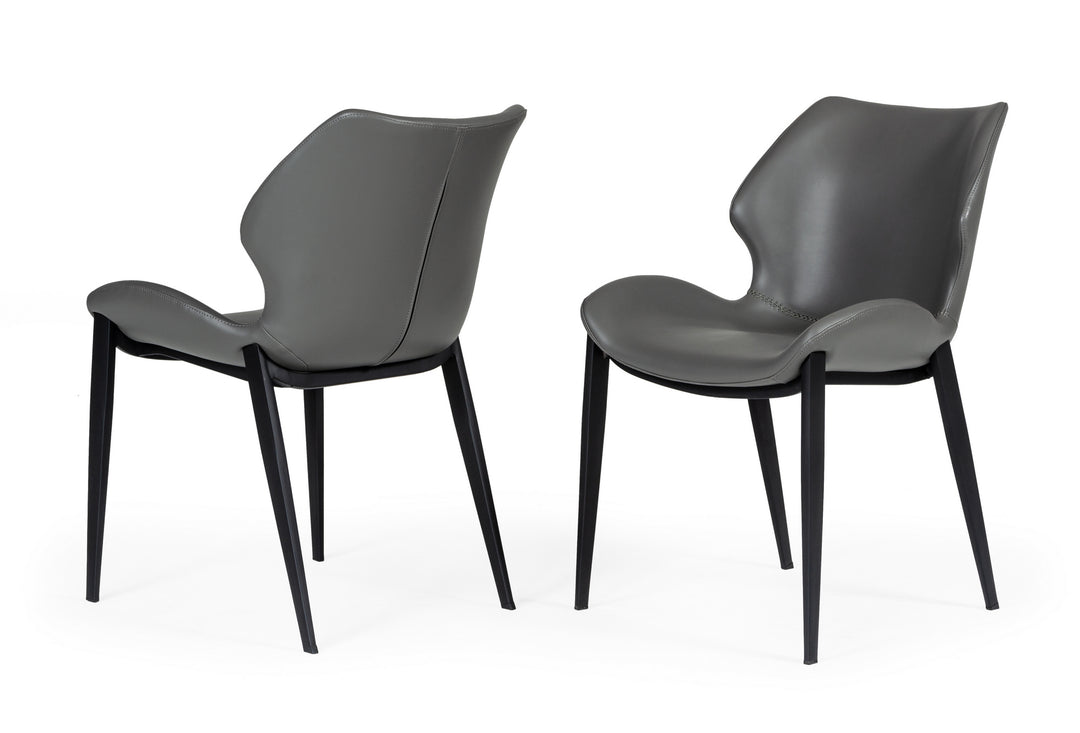 Instone - Industrial Eco-Leather Dining Chair (Set of 2)