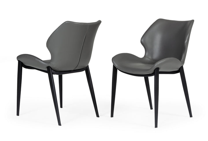 Instone - Industrial Eco-Leather Dining Chair (Set of 2)