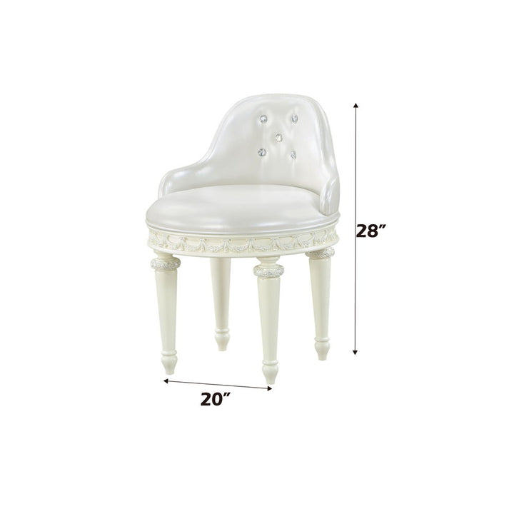 Dorothy - Vanity Chair With Swivel - Ivory