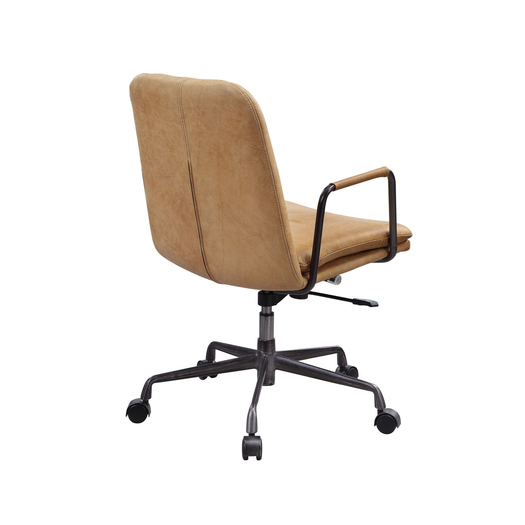 Eclarn - Office Chair - Rum Top Grain Leather