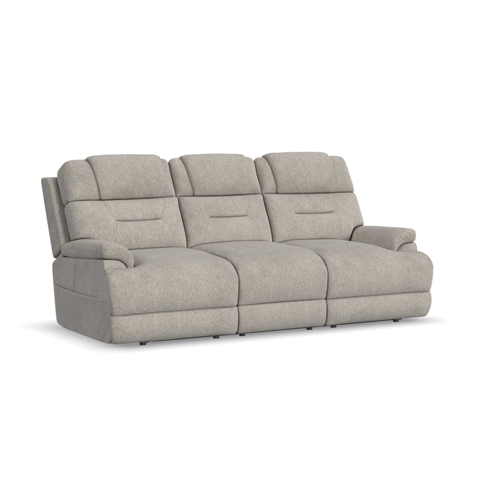Flexsteel Zecliner Zofa Shell Fabric Power Sleep Sofa with Power Headrests & Lumbar