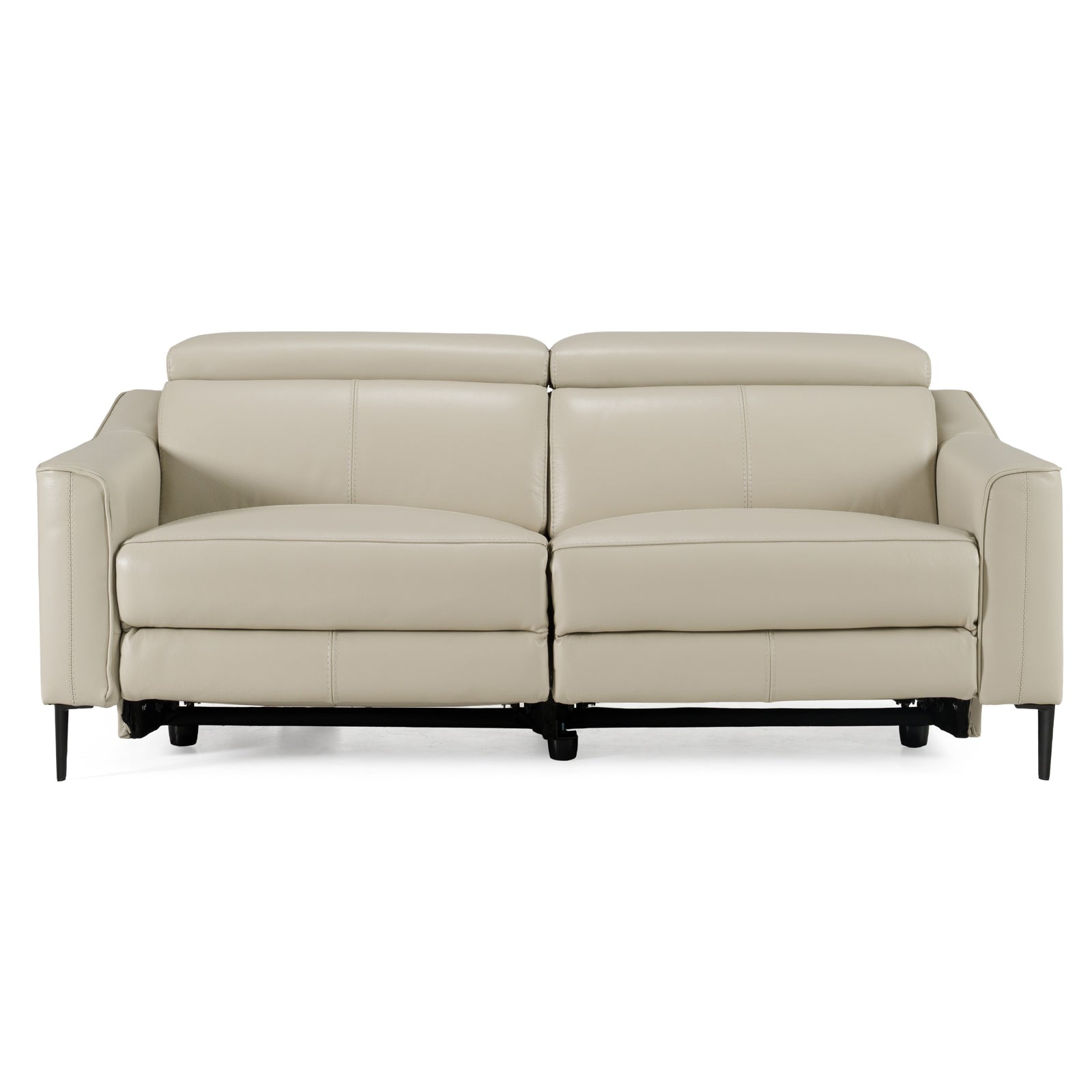 Eden - Modern Grey Leather Sofa