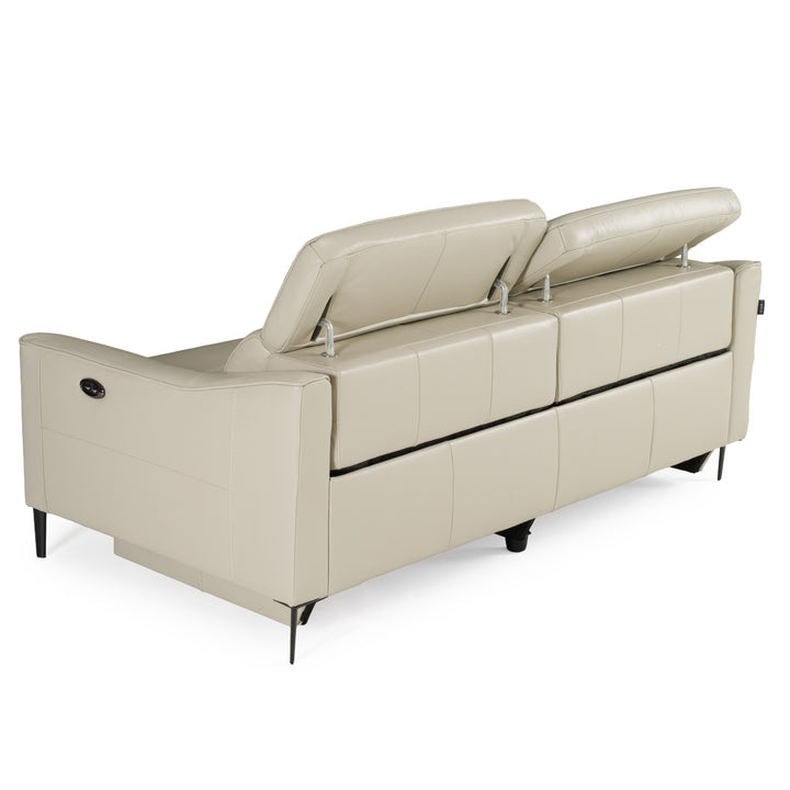 Eden - Modern Grey Leather Sofa
