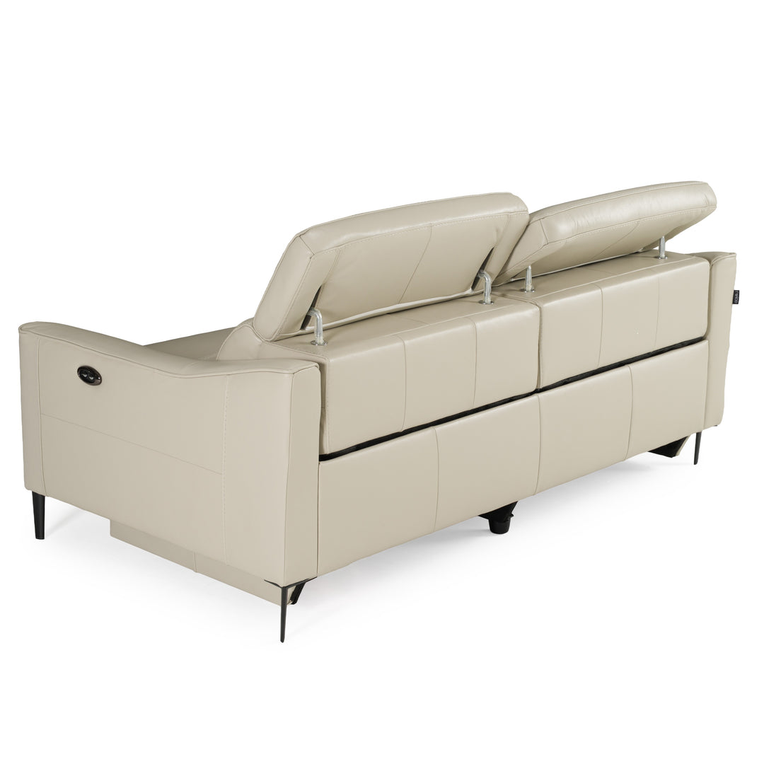 Eden - Modern Grey Leather Sofa