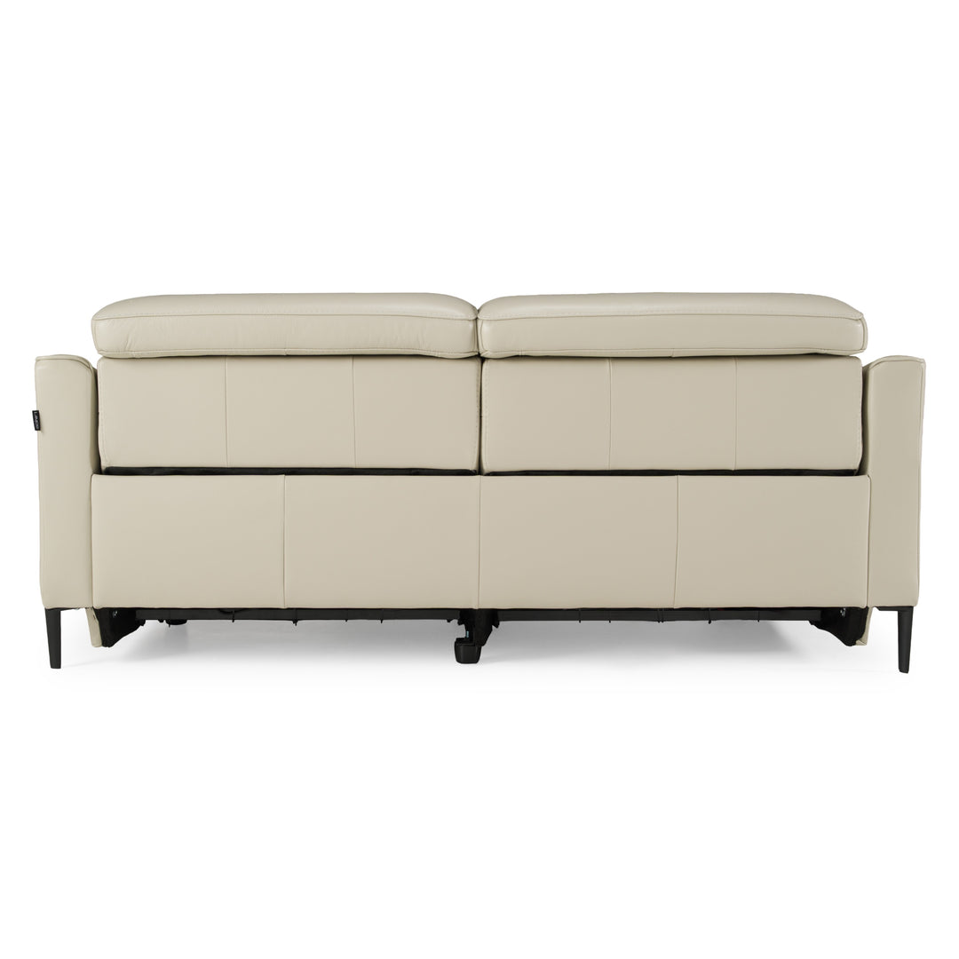 Eden  Modern Grey Leather Sofa