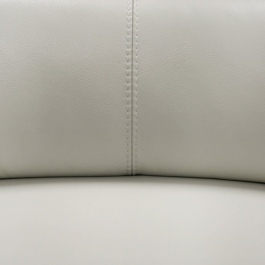 Eden - Modern Grey Leather Armchair