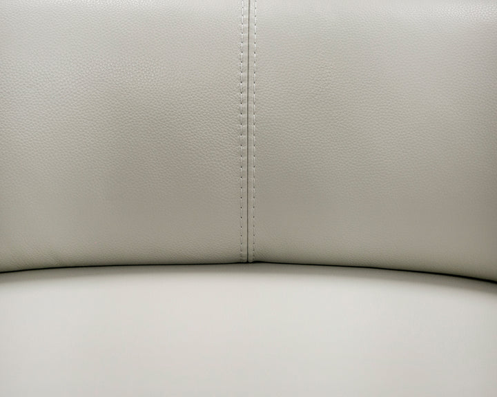 Eden  Modern Grey Leather Armchair