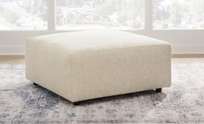 Edenfield Oversized Accent Ottoman - Pearl Silver Accent Ottoman modern furniture Contempo Furniture
