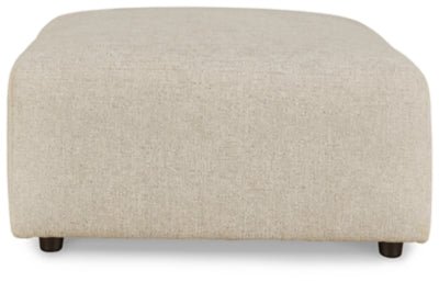 Edenfield Oversized Accent Ottoman - Pearl Silver Accent Ottoman modern furniture Contempo Furniture
