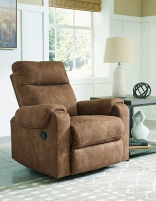 Edenwold Recliner - Dark Brown Rocker Chair modern furniture Contempo Furniture
