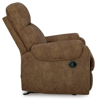 Edenwold Recliner - Dark Brown Rocker Chair modern furniture Contempo Furniture