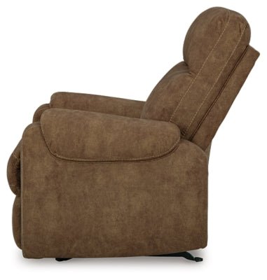 Edenwold Recliner - Dark Brown Rocker Chair modern furniture Contempo Furniture