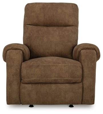 Edenwold Recliner - Dark Brown Rocker Chair modern furniture Contempo Furniture