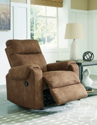Edenwold Recliner - Dark Brown Rocker Chair modern furniture Contempo Furniture