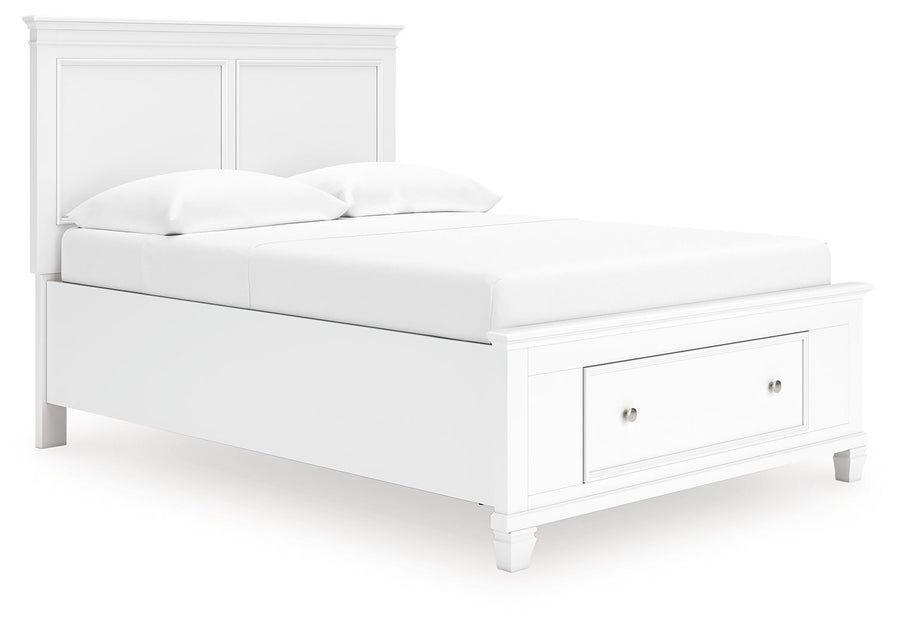 Fortman - Full Panel Storage Bed - White by Ashley Furniture product image