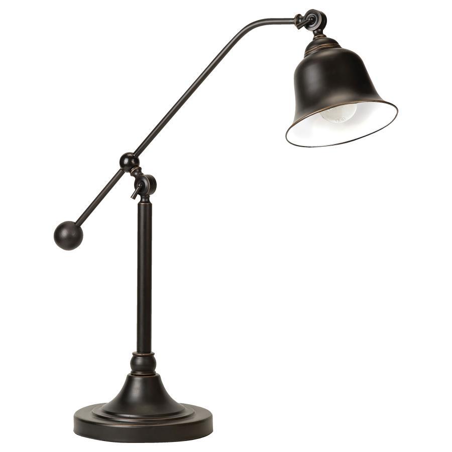 Eduardo - Bell Down Bridge Table Lamp - Dark Bronze Table Lamps modern furniture Contempo Furniture