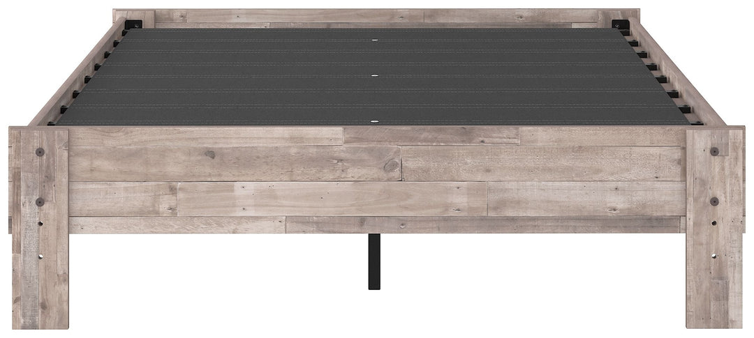 Neilsville - Full Platform Bed - Whitewash