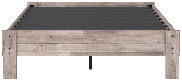 Neilsville - Full Platform Bed - Whitewash