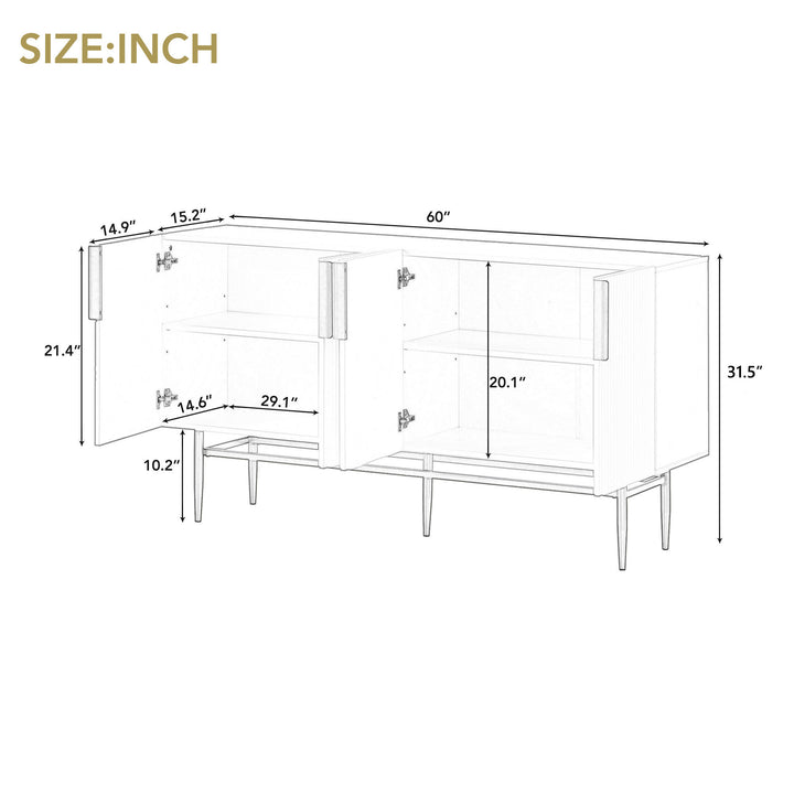 modern-elegant-4-door-sideboard-with-gold-metal-handle