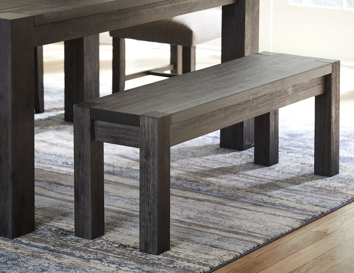 Modus Furniture 3Ft391 Meadow Solid Wood Bench In Graphite