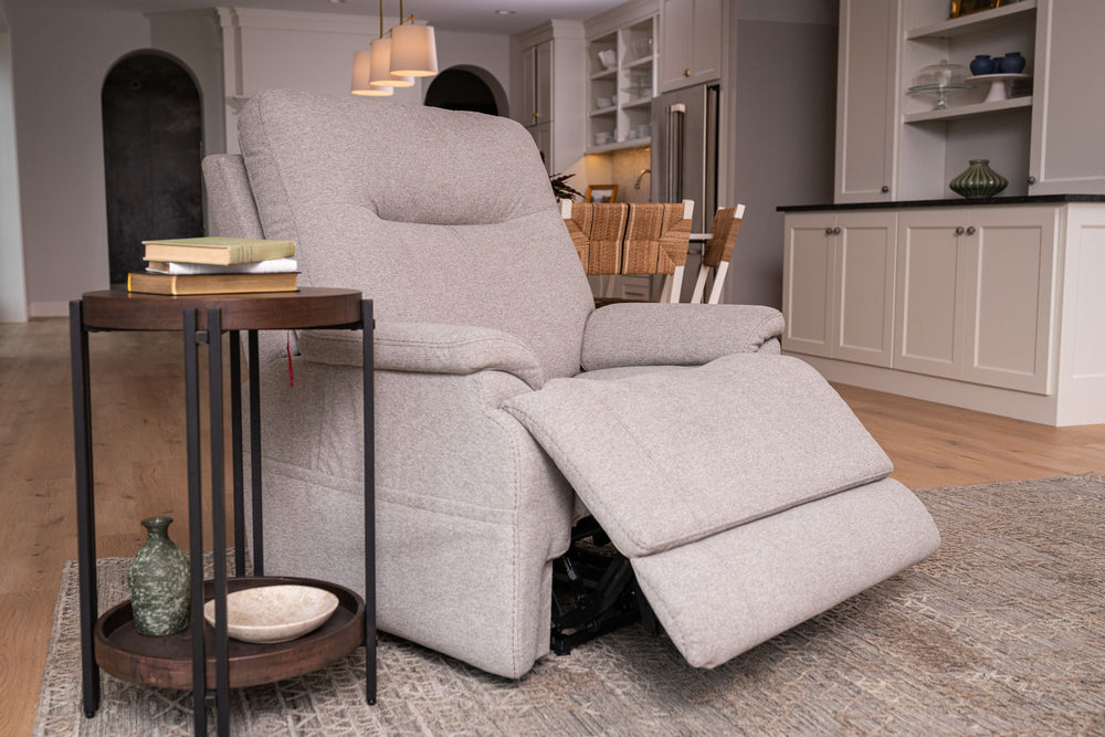 Zecliner Model 1 Fabric Power Lift Sleep Recliner with Power Headrest & Lumbar in Dove