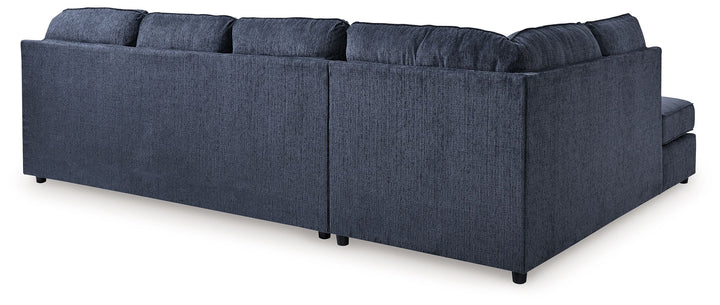 Albar Place - 2-Piece Sectional With Raf Sofa Chaise - Cobalt by Ashley Furniture product image