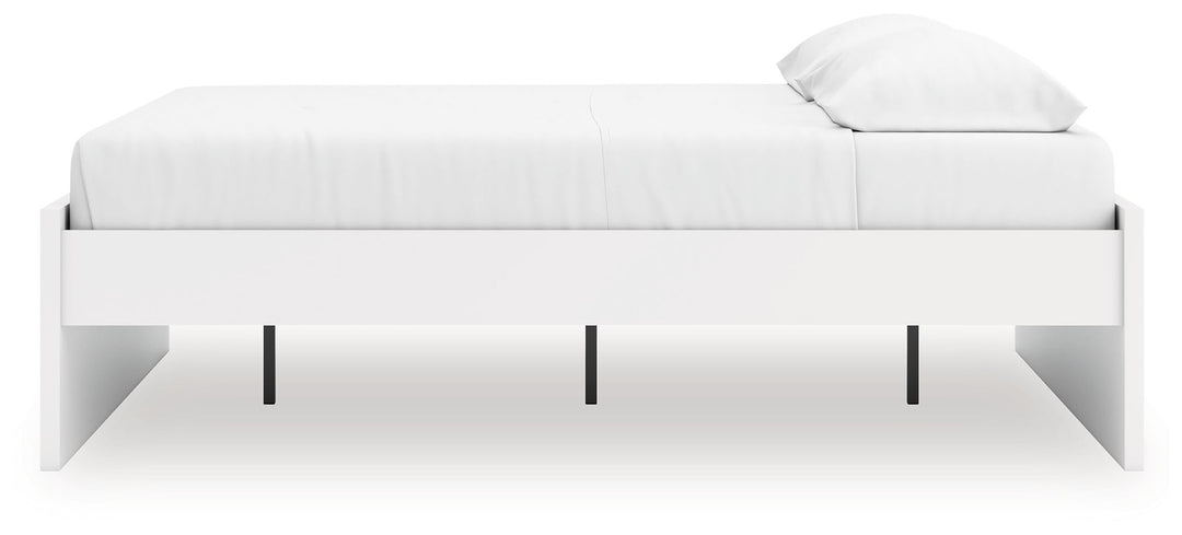Onita - King Platform Bed - White by Ashley Furniture product image