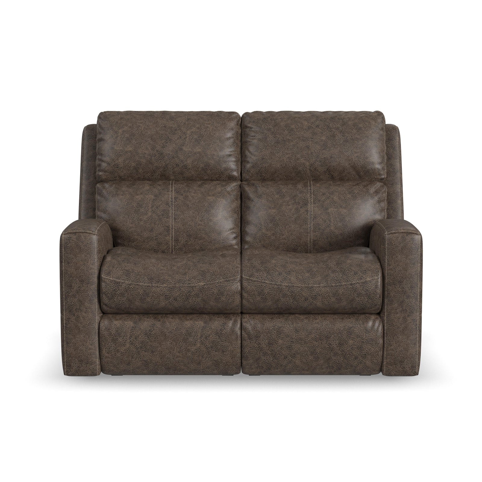 Score  Power Reclining Loveseat With Power Headrests & Lumbar  Brown