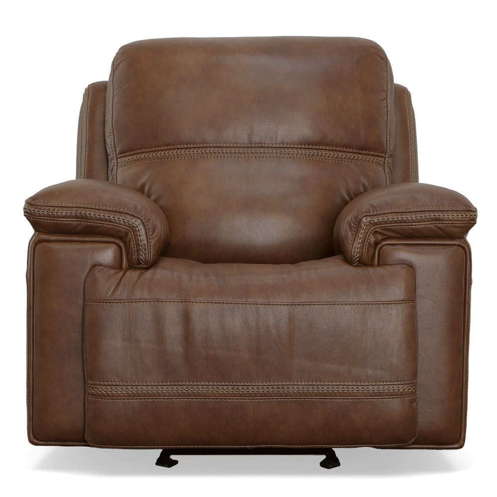 Fenwick Power Gliding Recliner With Power Headrest Cognac