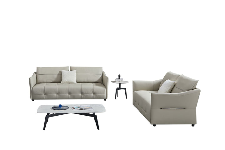 EK - Y1007 - SF Top Grain Genuine Leather Sofa Leather Sofa modern furniture Contempo Furniture