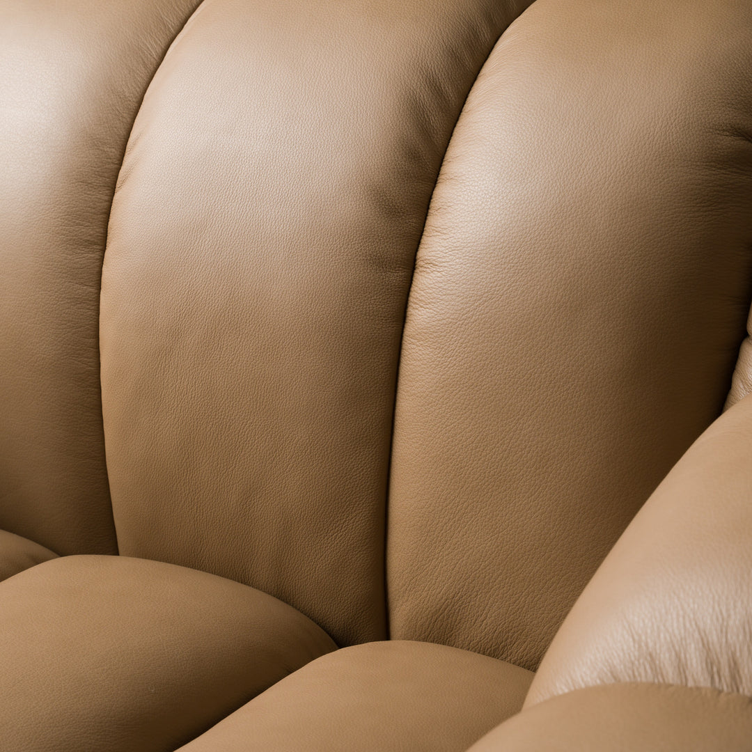 Ekwok - Modern Tan Leather Chair