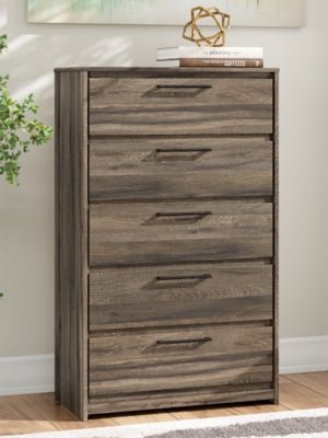 Elbrim Chest of Drawers - Dark Brown Accent Chest modern furniture Contempo Furniture