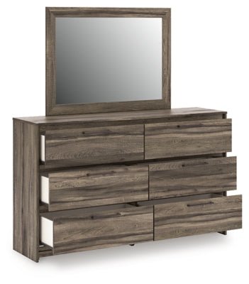 Elbrim Dresser and Mirror - Dark Brown Dresser &amp; Mirror modern furniture Contempo Furniture