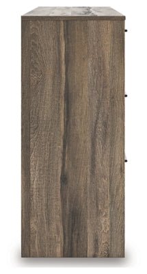 Elbrim Dresser - Dark Brown Dresser modern furniture Contempo Furniture